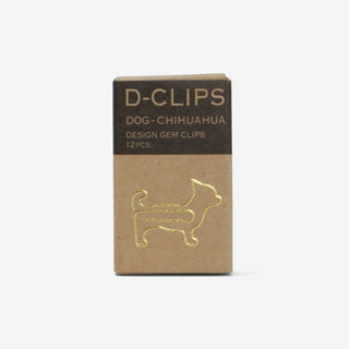 Dog Chihuahua - D-Clips Mini Büroklammern