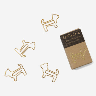 Dog Chihuahua - D-Clips Mini Paper Clips
