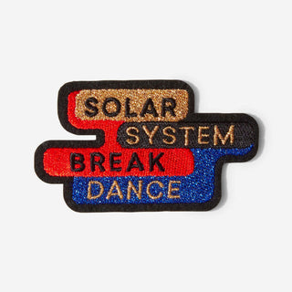 Patch Solar System Break Dance – Bügelaufnäher