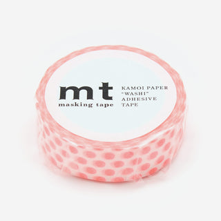 Dot Shocking Red Masking Tape