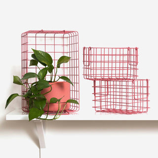 The Baskets Set of 3 Baskets Berry