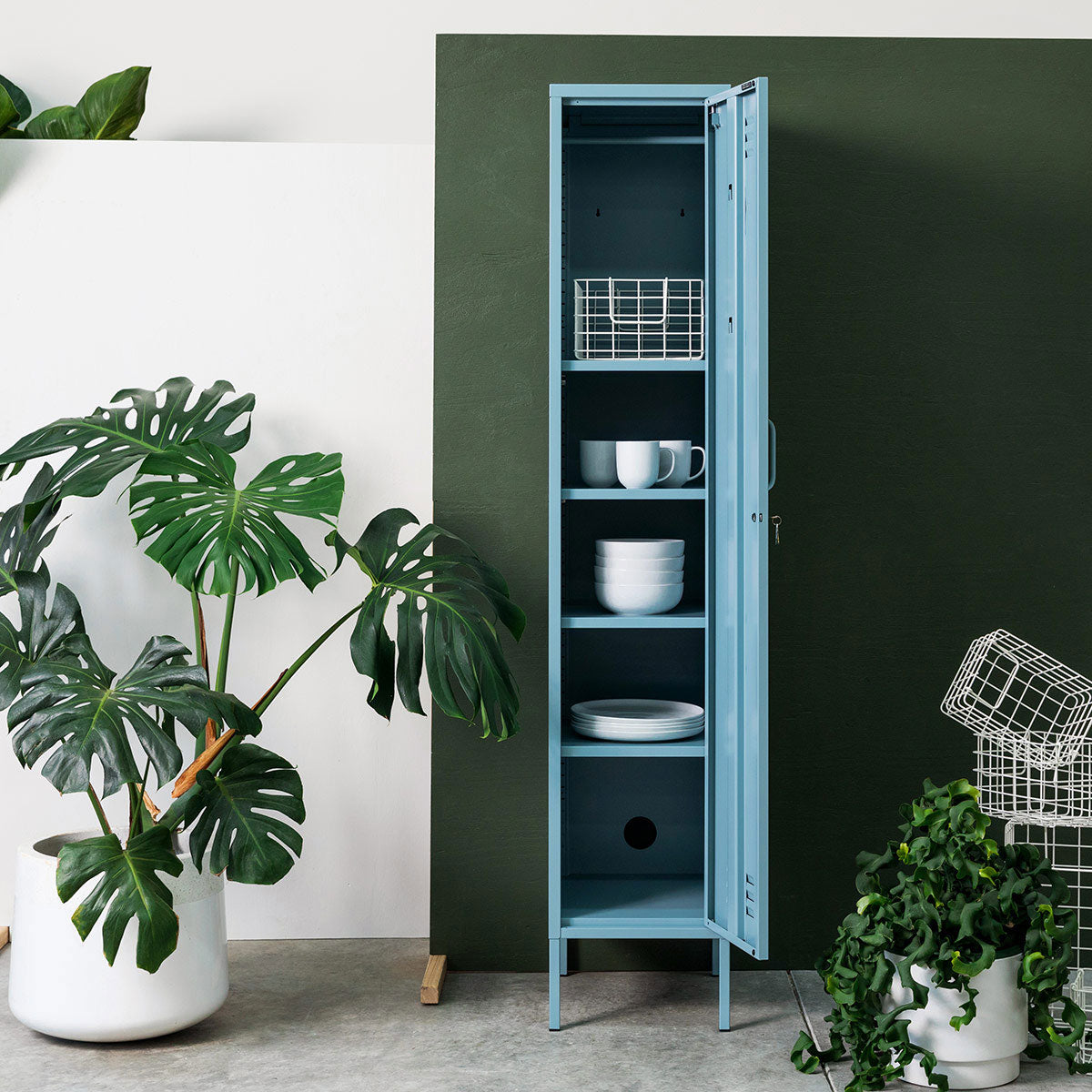 mustard The Skinny Spind-Schrank – rikiki. Grafik & Produkt
