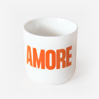 Amore porcelain mug