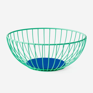 Iris Wire Basket Large Mint Blue