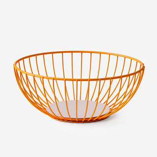 Iris Wire Basket Large Orange