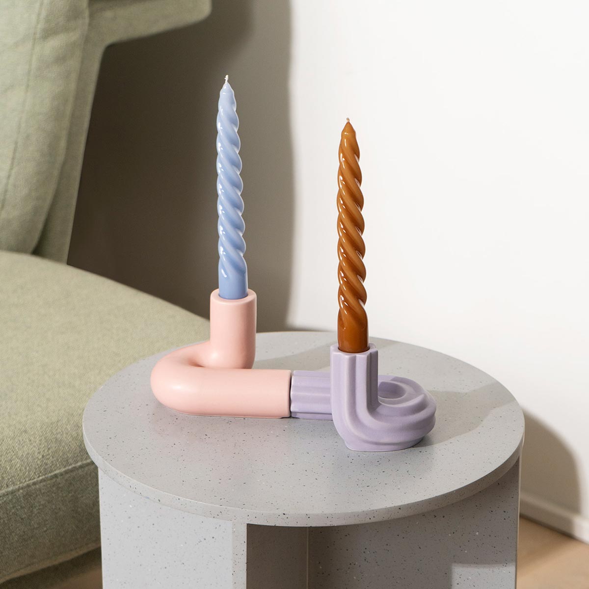 Octaevo Templo Candle Holder Pink – Kerzenständer – rikiki. Grafik & Produkt