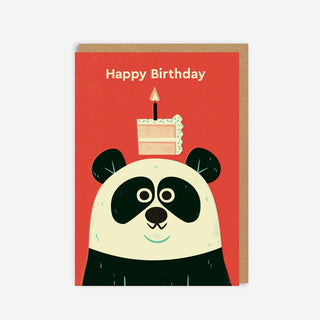 Birthday Panda Grußkarte