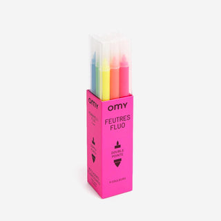 9 Felt Pens Neon