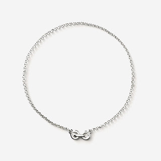 Ample Clasp Necklace Large – Sterling Silver