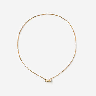 Ample Clasp Necklace Small – 14k vergoldet