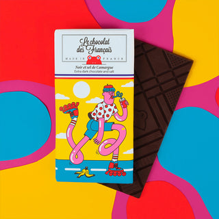 Les Rollers 71% Extra Dark Organic Chocolate with Salt 80g