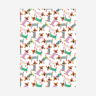 Sausage Doggies Wrapping Paper