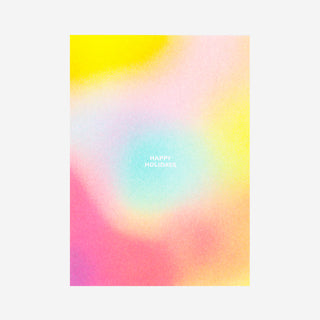 Happy Holidays Weihnachts-Postkarte