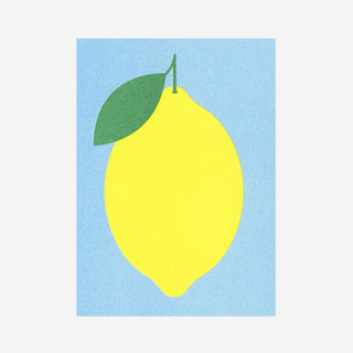 Lemon Riso Postcard