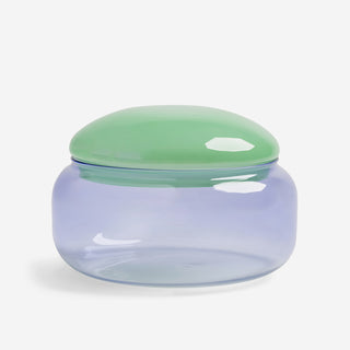 Glass Jar Puffy Lilac