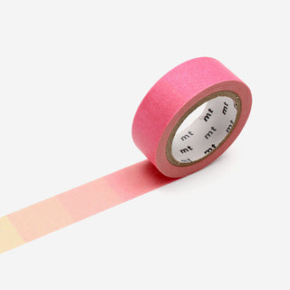 Fluorescent Gradation Pink × Green Masking Tape