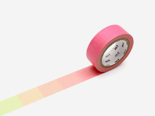 Fluorescent Gradation Pink × Green Masking Tape