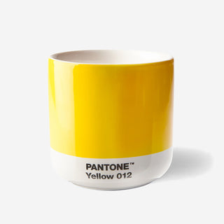 Pantone™ Yellow 012 Cortado-Thermobecher
