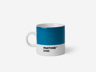 Pantone™ Blue 2150 Espresso-Tasse aus Porzellan