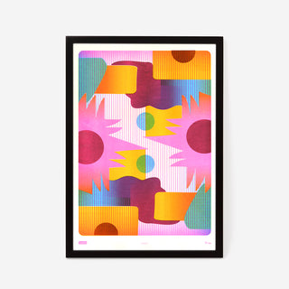 Sunset Risografie Druck