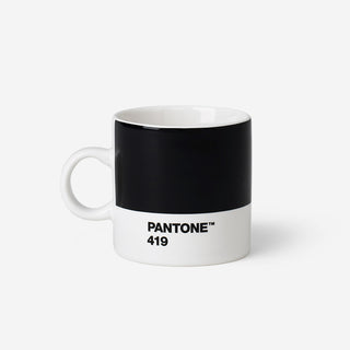 Pantone™ Black 419 Porcelain Espresso Cup