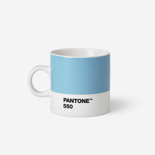 Pantone™ Light Blue 550 Espresso-Tasse aus Porzellan