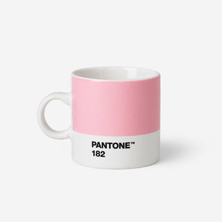 Pantone™ Light Pink 182 Espresso-Tasse aus Porzellan