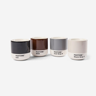 Pantone™ Red 2035 Macchiato Porzellan-Thermobecher 100ml