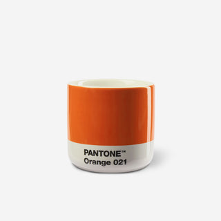 Pantone™ Orange 021 Macchiato Porzellan-Thermobecher 100ml