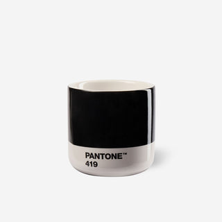 Pantone™ Black 419 Macchiato Porzellan-Thermobecher 100ml