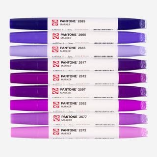 Markers in Purple Tones