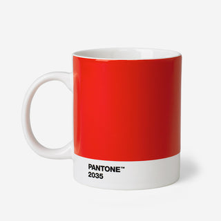 Pantone™ Red 2035 Porzellan-Tasse