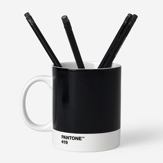 Pantone™ Black 419 Porcelain Mug