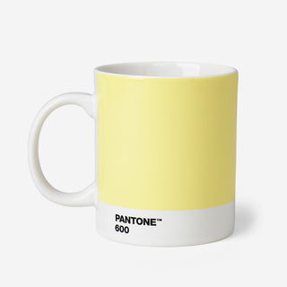 Pantone™ Light Yellow 600 Porzellan-Tasse