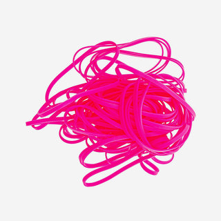 Rubber bands neon pink