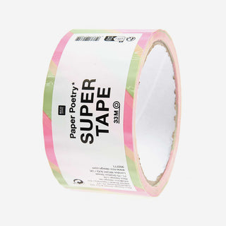 Parcel Tape Pistachio Neon Pink