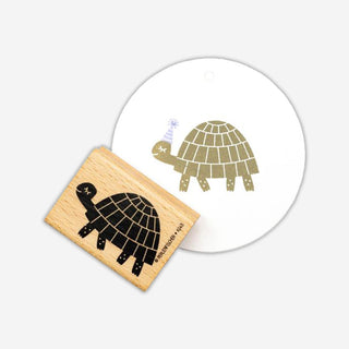 Turtle walking stamp