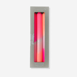 Dip Dye Neon Flamingo Dreams – Set mit 3 Kerzen