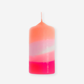 Dip Dye Neon Flamingo Cake – Stumpenkerze