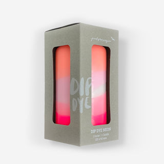 Dip Dye Neon Flamingo Cake – Pillar Candle