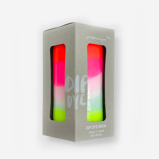 Dip Dye Neon Lollipop Lighthouse – Stumpenkerze