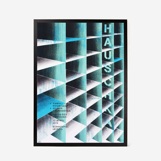 Hauschka screen print gig poster