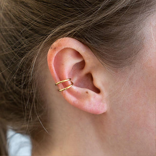 Lunar Ear Cuff - Silver 925 gold plated