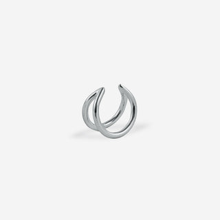 Lunar Ear Cuff - Silver 925 white rhodium plated