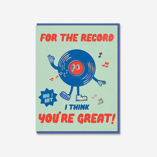 For the Record The Toonies Grußkarte