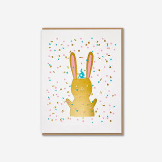 Confetti Bunny Grußkarte