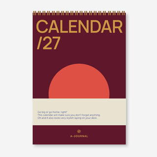 A3 Calendar 2027
