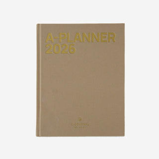 A-Planner 2026 - Beige Linen