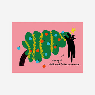Weihnachtsbaumschmuck Weihnachts-Postkarte