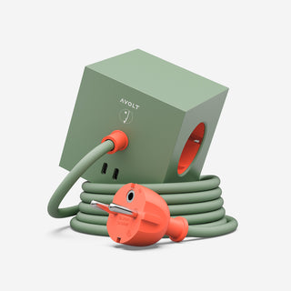 Square 1 Steckdose AVOLT × Bauhaus Gecko Bloom